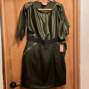 Phoebe Couture 100% silk dress